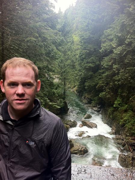 Hiking at Lynn Canyon near Vancouver